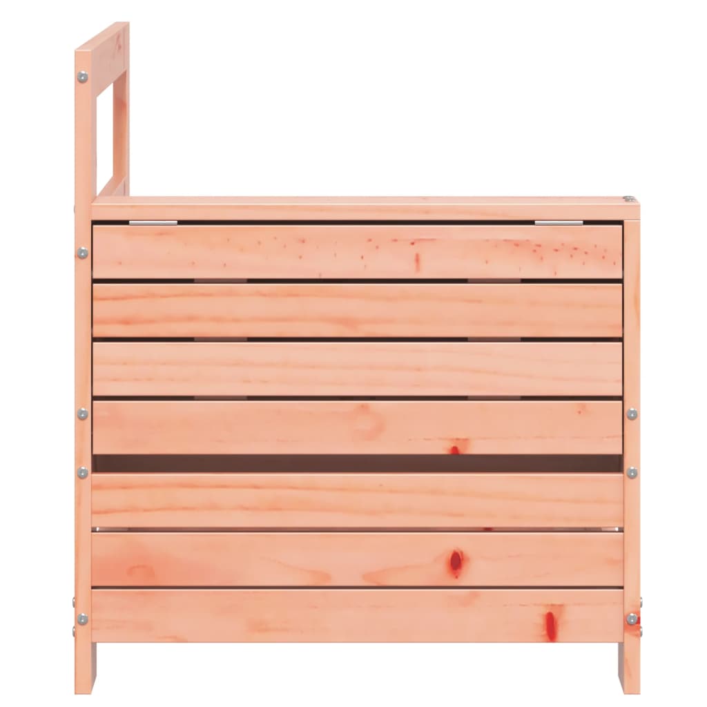 vidaXL Καναπές Κήπου με Μπράτσα & Τραπεζάκι Μασίφ Ξύλο Ψευδοτσούγκας