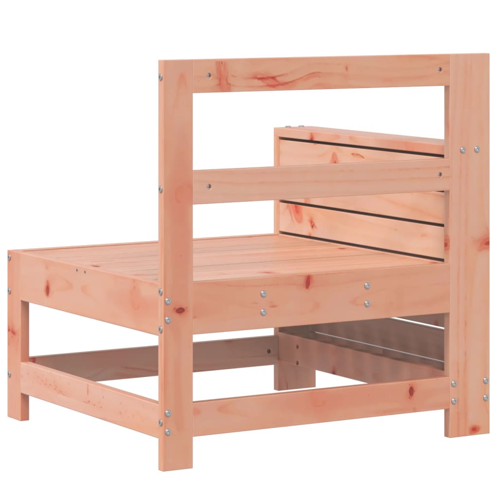 vidaXL Καναπές Κήπου με Μπράτσα & Τραπεζάκι Μασίφ Ξύλο Ψευδοτσούγκας