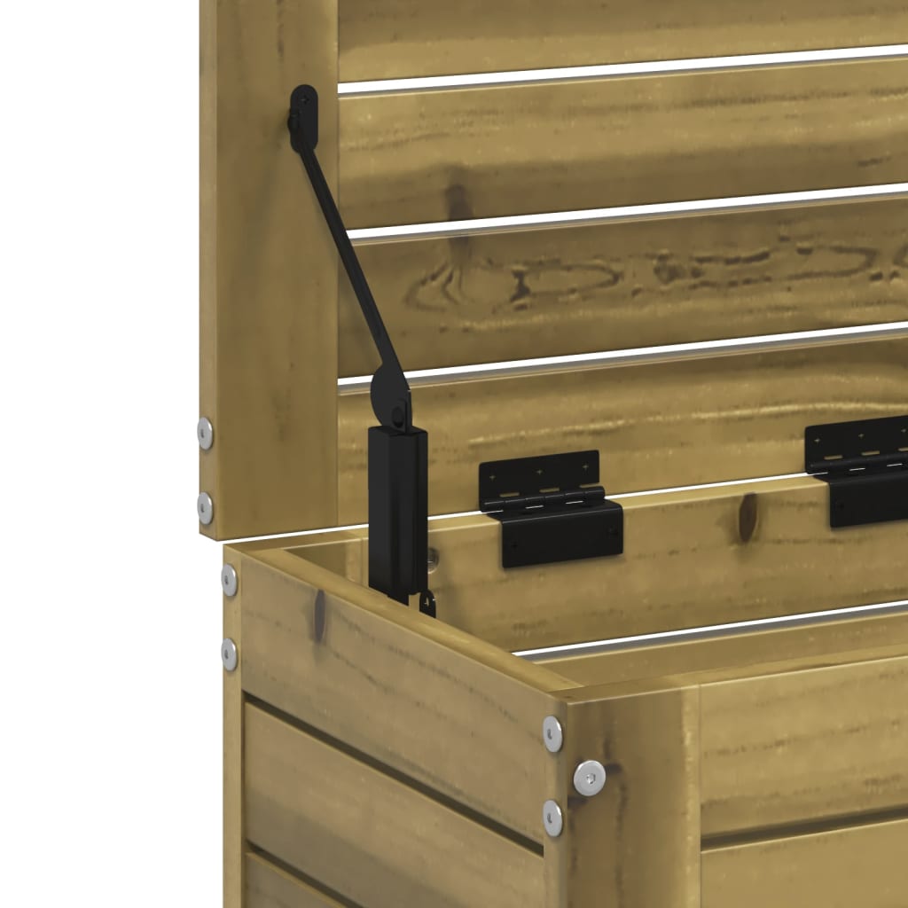 vidaXL Υποπόδιο Κήπου 62 x 31,5 x 52 εκ. από Εμποτισμένο Ξύλο Πεύκου