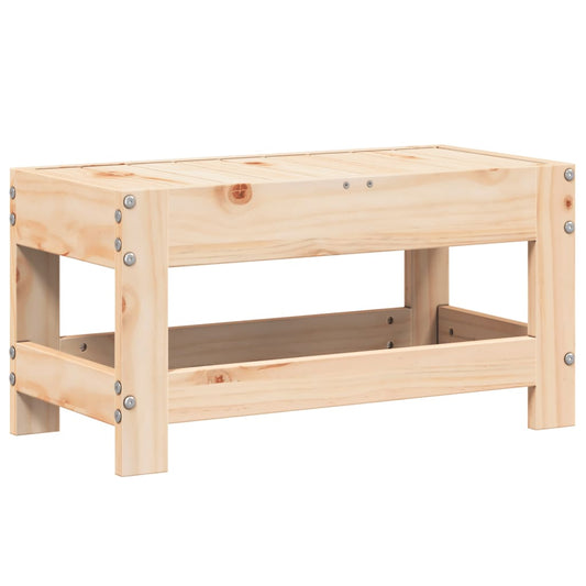 vidaXL Υποπόδιο Κήπου 62 x 30 x 32 εκ. από Μασίφ Ξύλο Πεύκου