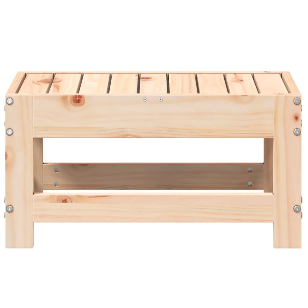 vidaXL Υποπόδιο Κήπου 62 x 30 x 32 εκ. από Μασίφ Ξύλο Πεύκου