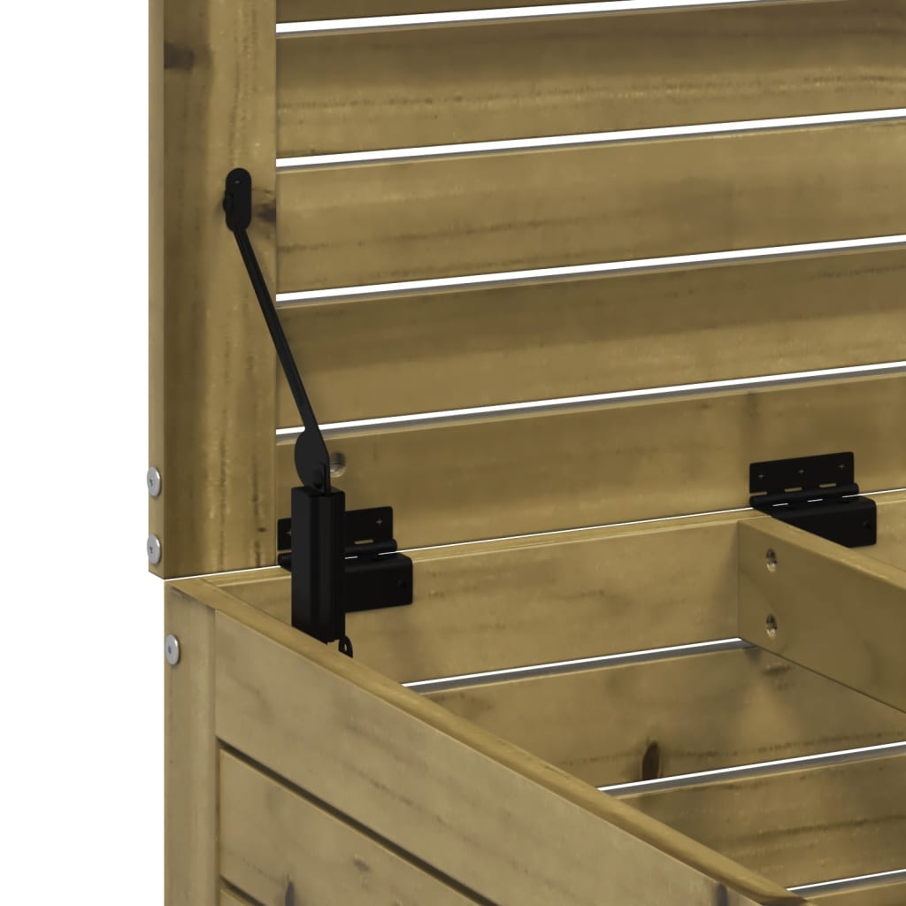 vidaXL Υποπόδιο Κήπου 62 x 63,5 x 53,5 εκ. από Εμποτισμένο Ξύλο Πεύκου