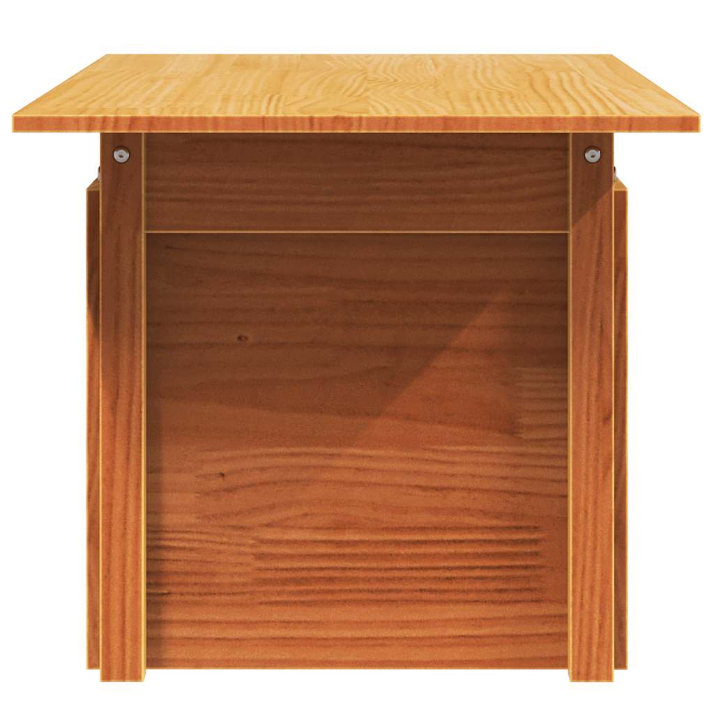 vidaXL Τραπέζι Κήπου Καφέ Κεριού 100x50x75 εκ. από Μασίφ Ξύλο Πεύκου
