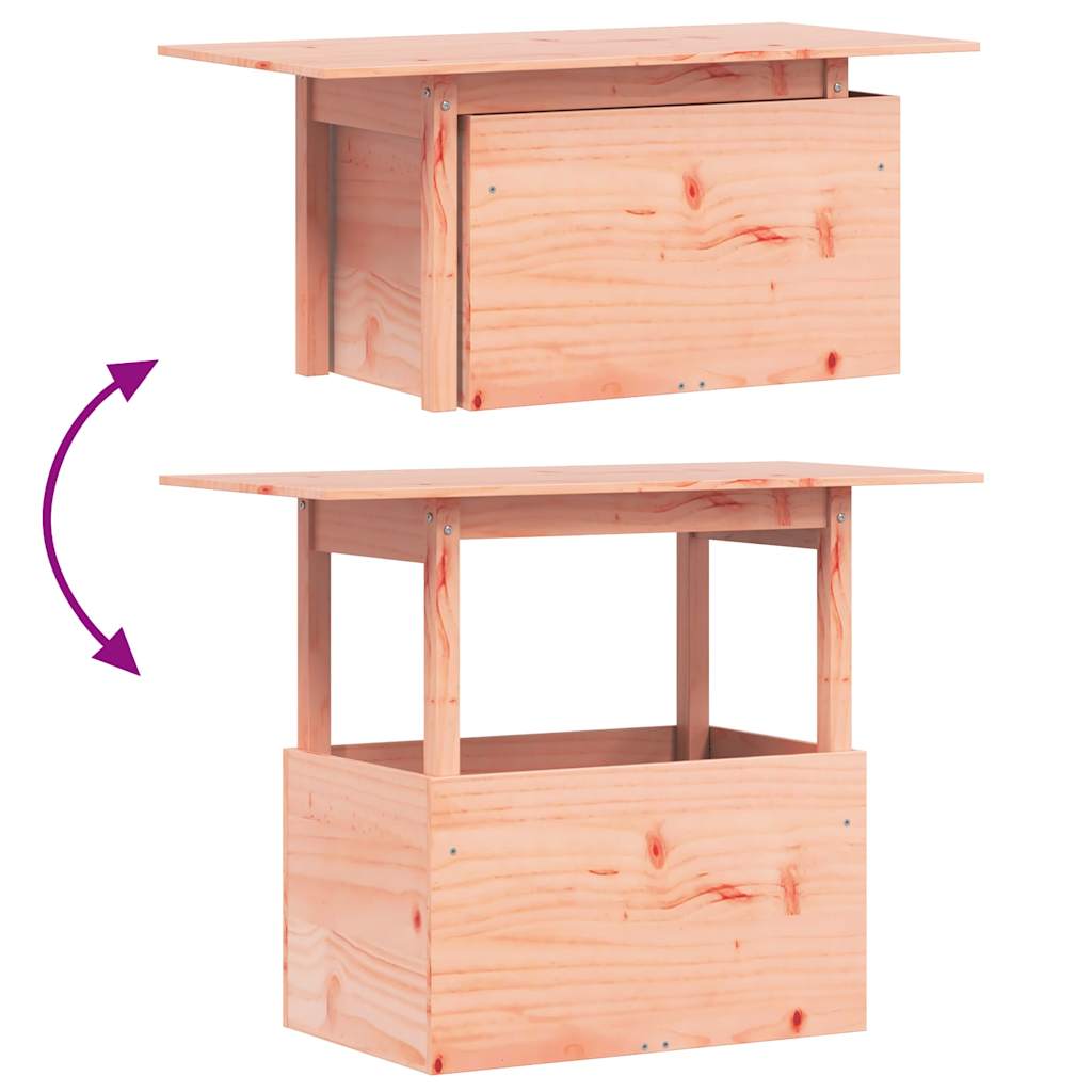 vidaXL Τραπέζι Κήπου 100x50x75 εκ. από Μασίφ Ξύλο Ψευδοτσούγκας