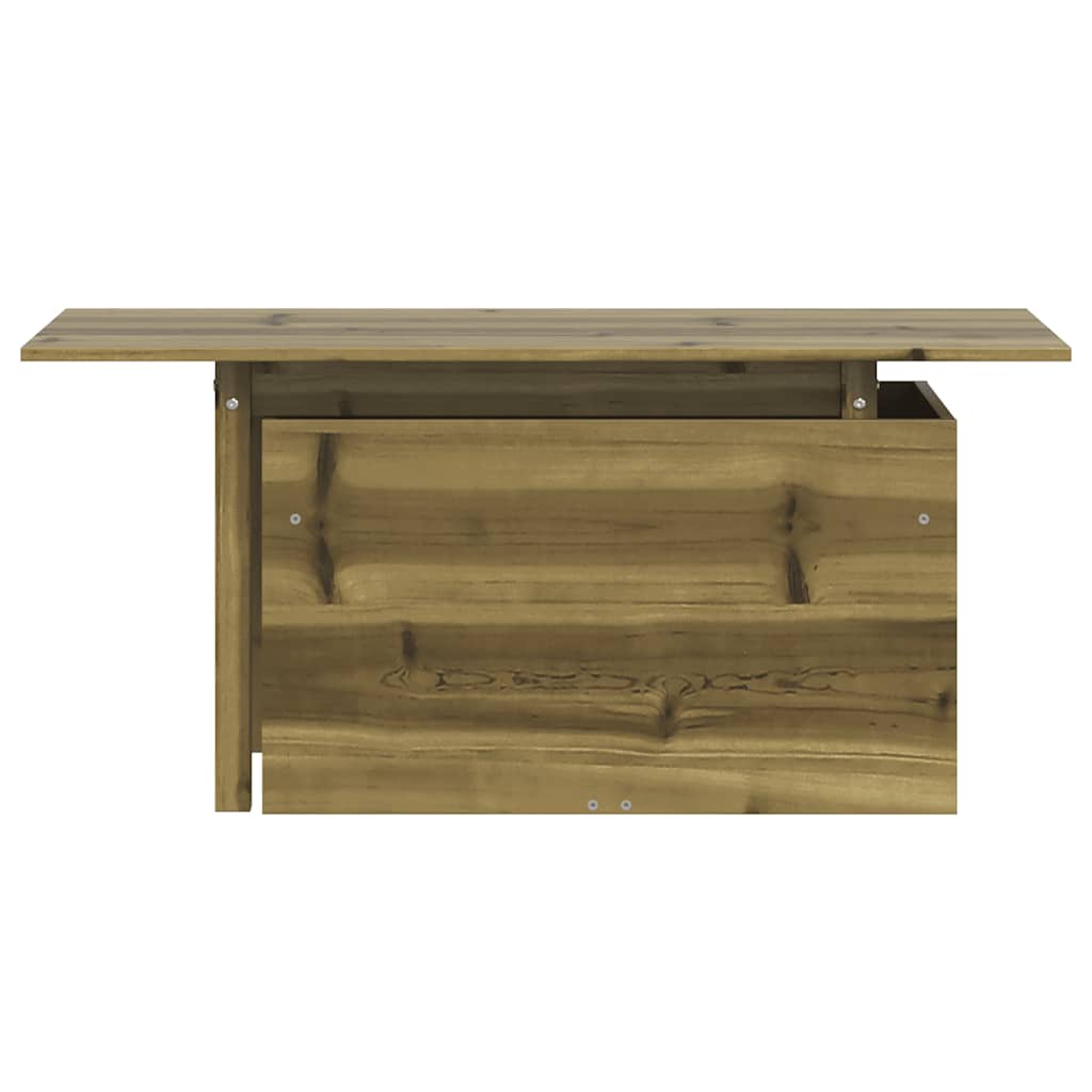 vidaXL Τραπέζι Κήπου 100 x 50 x 75 εκ. από Εμποτ. Ξύλο Πεύκου