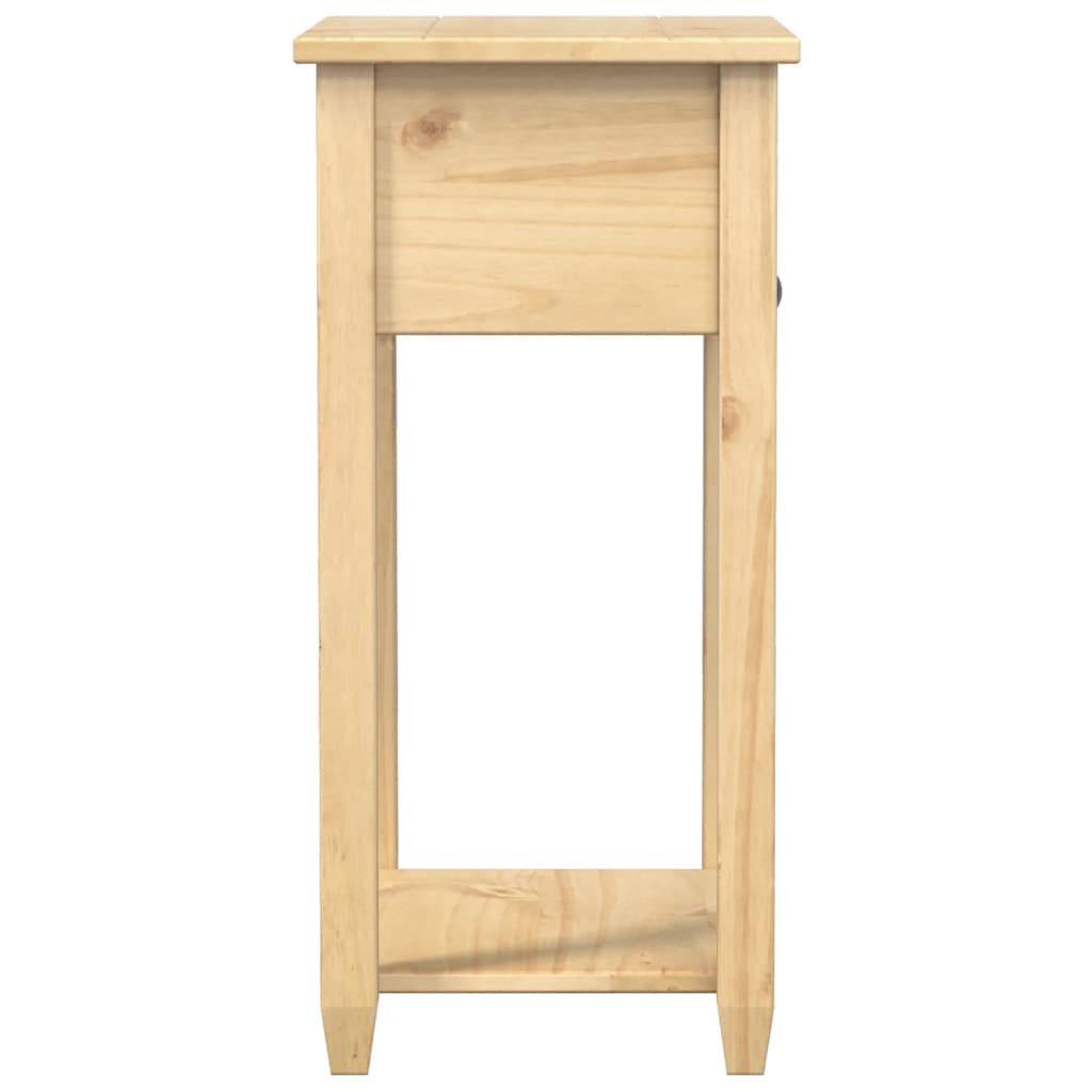 vidaXL Τραπέζι Κονσόλα Corona 55x35x73 εκ. από Μασίφ Ξύλο Πεύκου