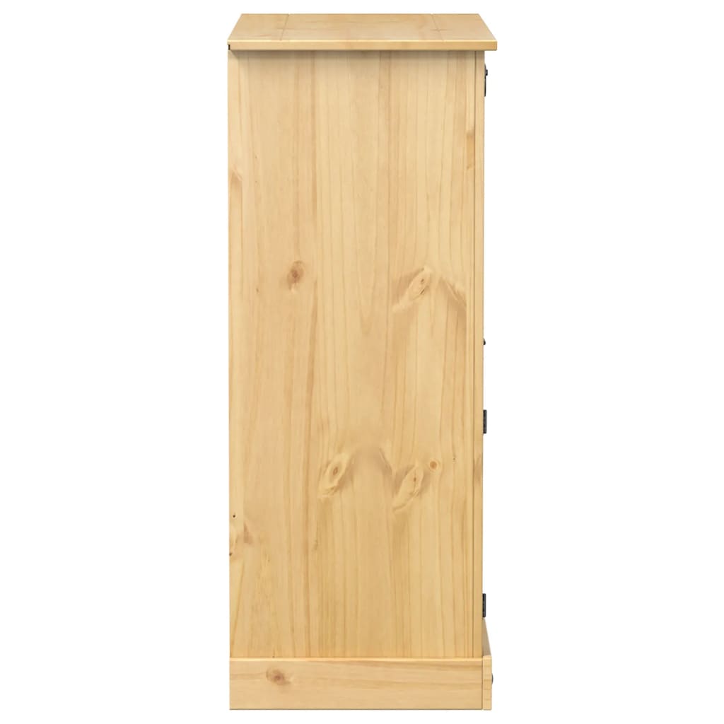 vidaXL Κάβα Κρασιών Corona 97x45x114 εκ. από Μασίφ Ξύλο Πεύκου