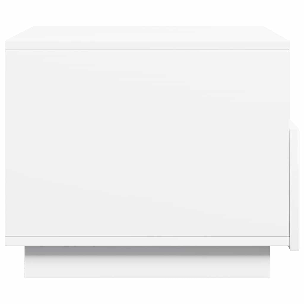 vidaXL Τραπεζάκι Σαλονιού με Φώτα LED Λευκό 50 x 49 x 40 εκ.