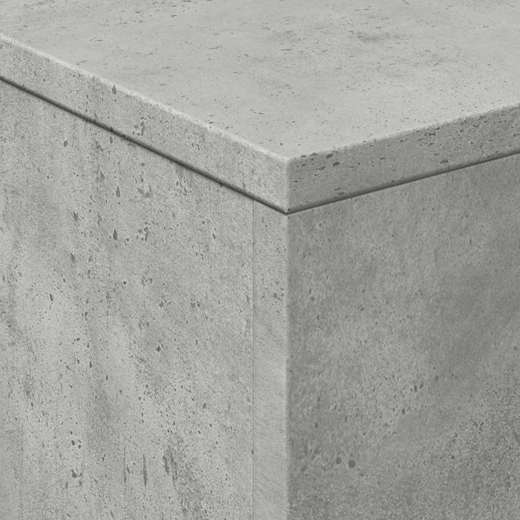 vidaXL Τραπεζάκι Σαλονιού με LED Γκρι Σκυροδέματος 50 x 50 x 40 εκ.