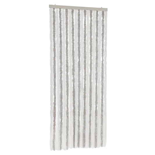 vidaXL Σήτα Εντόμων Ανοιχτό Γκρι / Λευκό 56 x 200 εκ. από Σενίλ