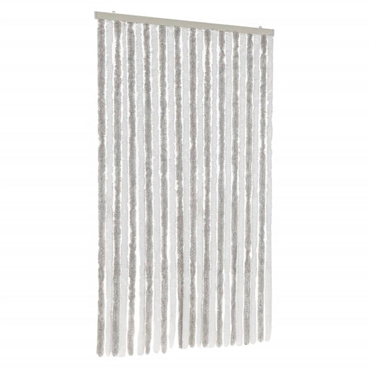 vidaXL Σήτα Εντόμων Ανοιχτό Γκρι / Λευκό 100 x 230 εκ. από Σενίλ