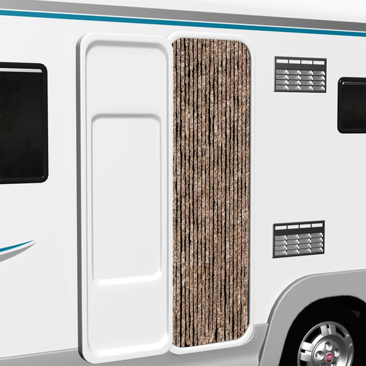 vidaXL Σήτα Εντόμων Μπεζ/ Σκούρο Καφέ 56x185 εκ. από Σενίλ