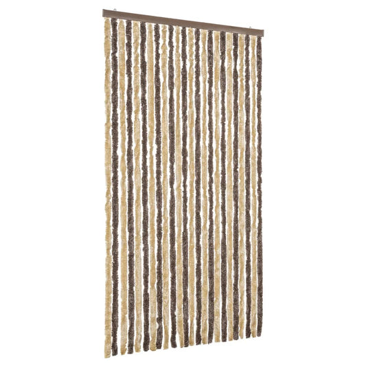 vidaXL Σήτα Εντόμων Σκούρο Καφέ / Μπεζ 100 x 230 εκ. από Σενίλ