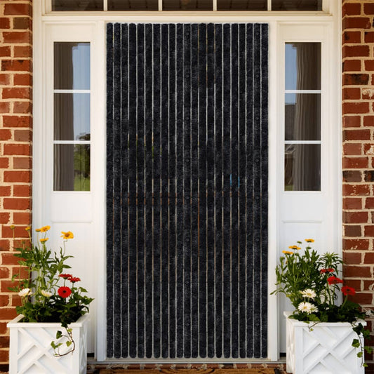 vidaXL Σήτα Πόρτας Ανθρακί 100x200 εκ. από Σενίλ