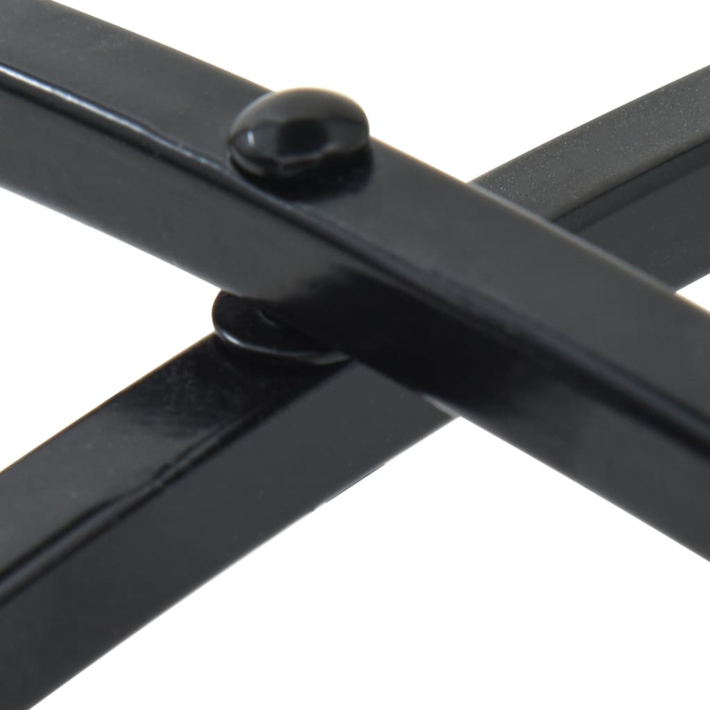 vidaXL Τραπέζι Bistro «Μωσαϊκό» Μαύρο/Λευκό Ø50x70 εκ. Κεραμικό