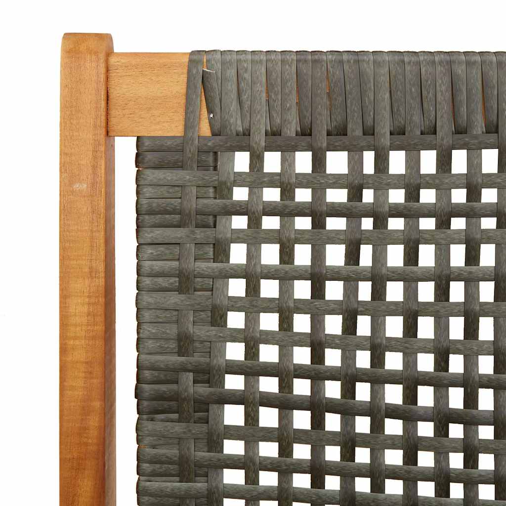 vidaXL Παγκάκι Γκρι 122x76x73.5 εκ Μασίφ Ξύλο Ακακίας