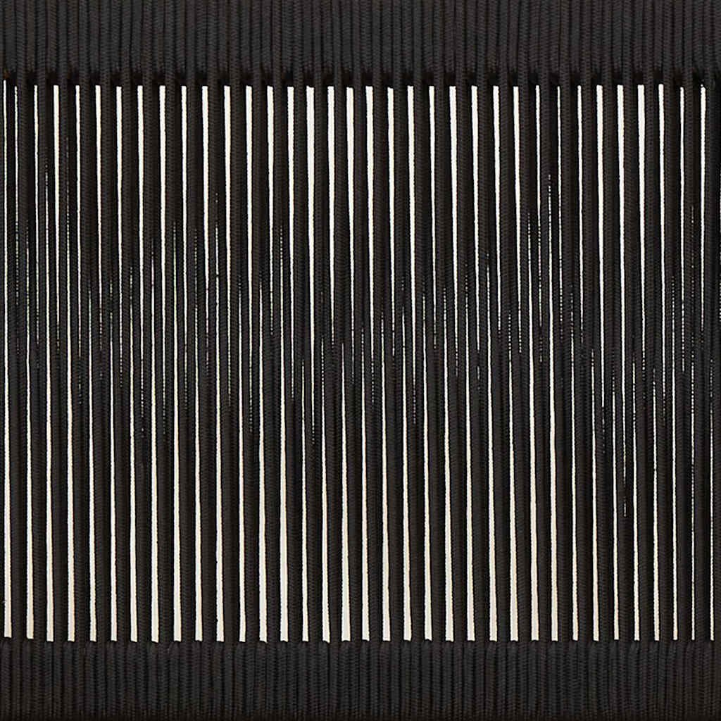 vidaXL Πάγκος Κήπου Μαύρος 76x122x73 εκ. Μασίφ Ξύλο Ακακίας