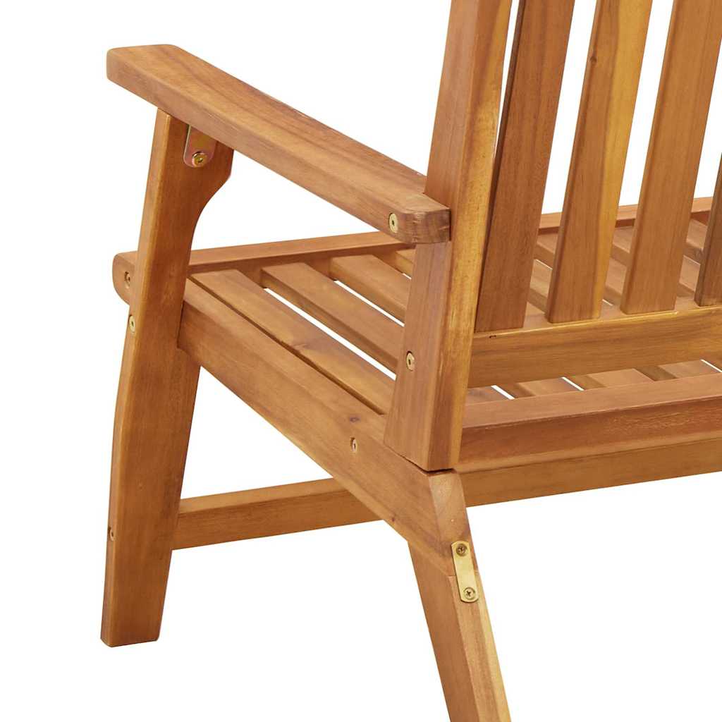 vidaXL Σετ Εξωτερικής Τραπέζης 2 pcs Καφέ Στερεό Ξύλο Ακακίας