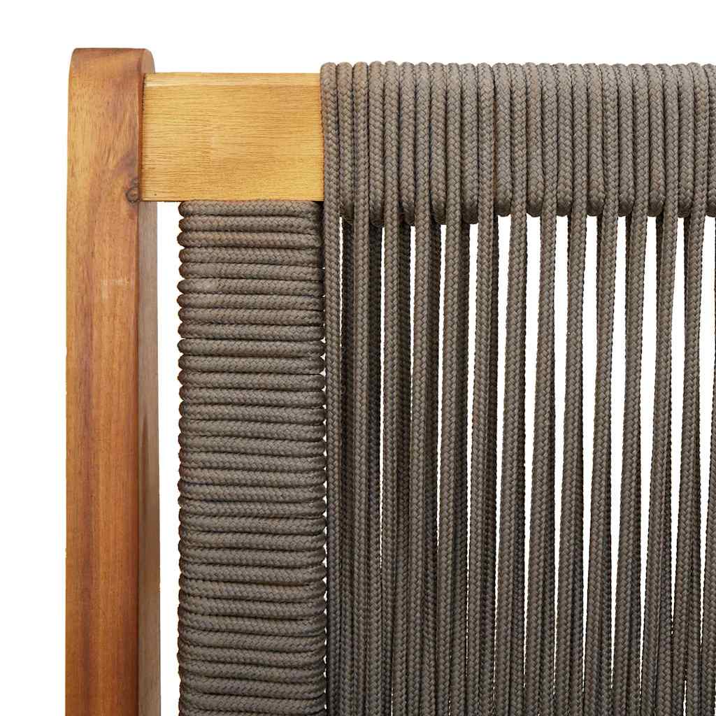 vidaXL Καρέκλες Κήπου 2 τμχ Γκρι 67x77x73 εκ. μασίφ ξύλο ακακίας