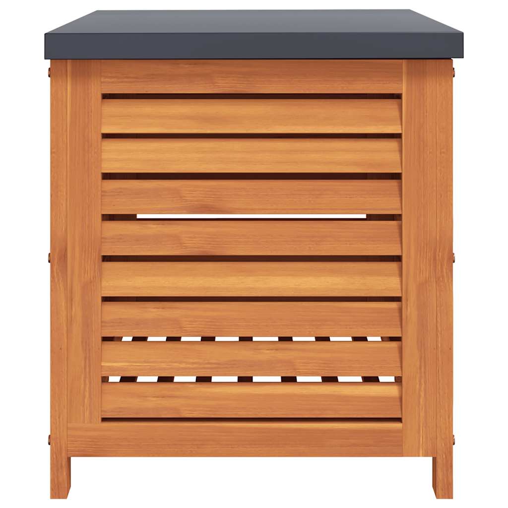 vidaXL Μπαούλο Αποθήκευσης Κήπου 60x50x55εκ. από Μασίφ Ξύλο Ευκαλύπτου