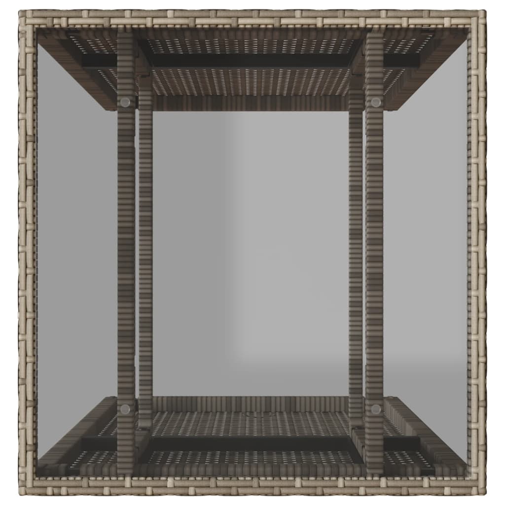 vidaXL Σετ Επίπλων Bistro 3 τεμ. Μπεζ Συνθετικό Ρατάν με Μαξιλάρια