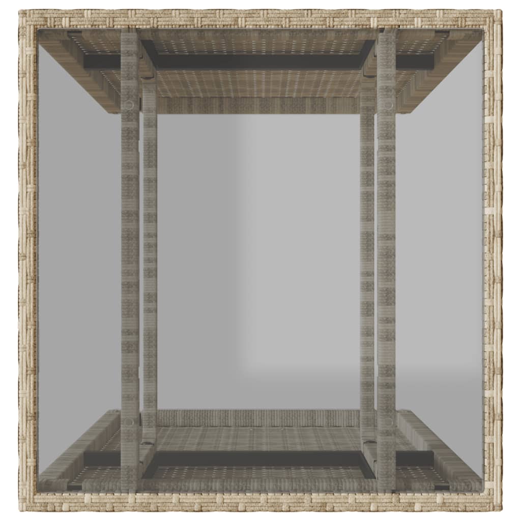 vidaXL Σετ Επίπλων Bistro 3 τεμ. Αν. Γκρι Συνθετικό Ρατάν με Μαξιλάρια