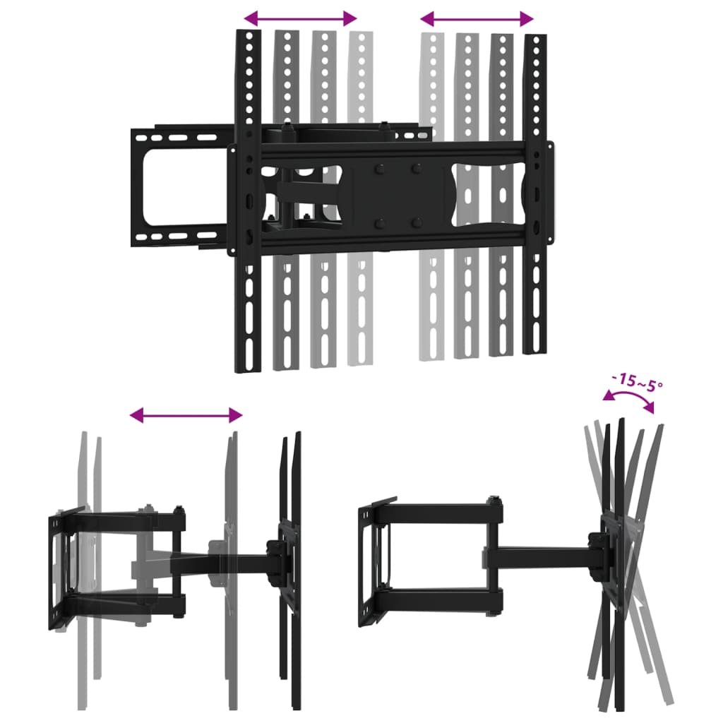 vidaXL Βάση Τηλεόρασης Επιτοίχια για 26-70Ιν Max VESA 400x400χιλ. 40κ.