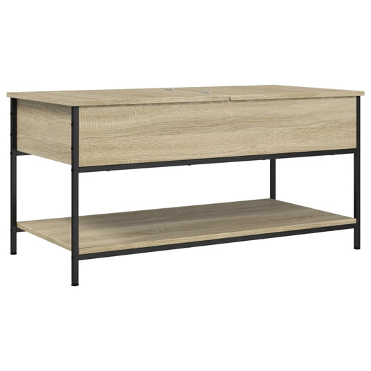 vidaXL Τραπεζάκι Σαλονιού Sonoma Δρυς 100x50x50 εκ. Επεξεργασμένο Ξύλο