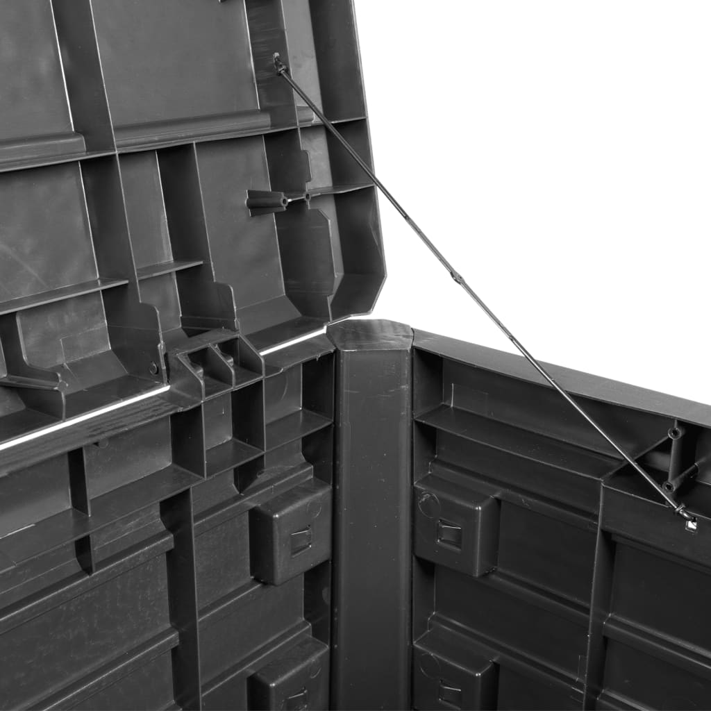 vidaXL Κουτί Μαξιλαριών Εξ Χώρου Ανθρακί 73x50,5x46,5εκ Πολυπροπυλένιο