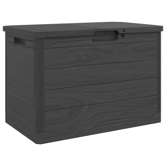 vidaXL Κουτί Μαξιλαριών Εξ Χώρου Ανθρακί 77,5x44,5x53εκ Πολυπροπυλένιο