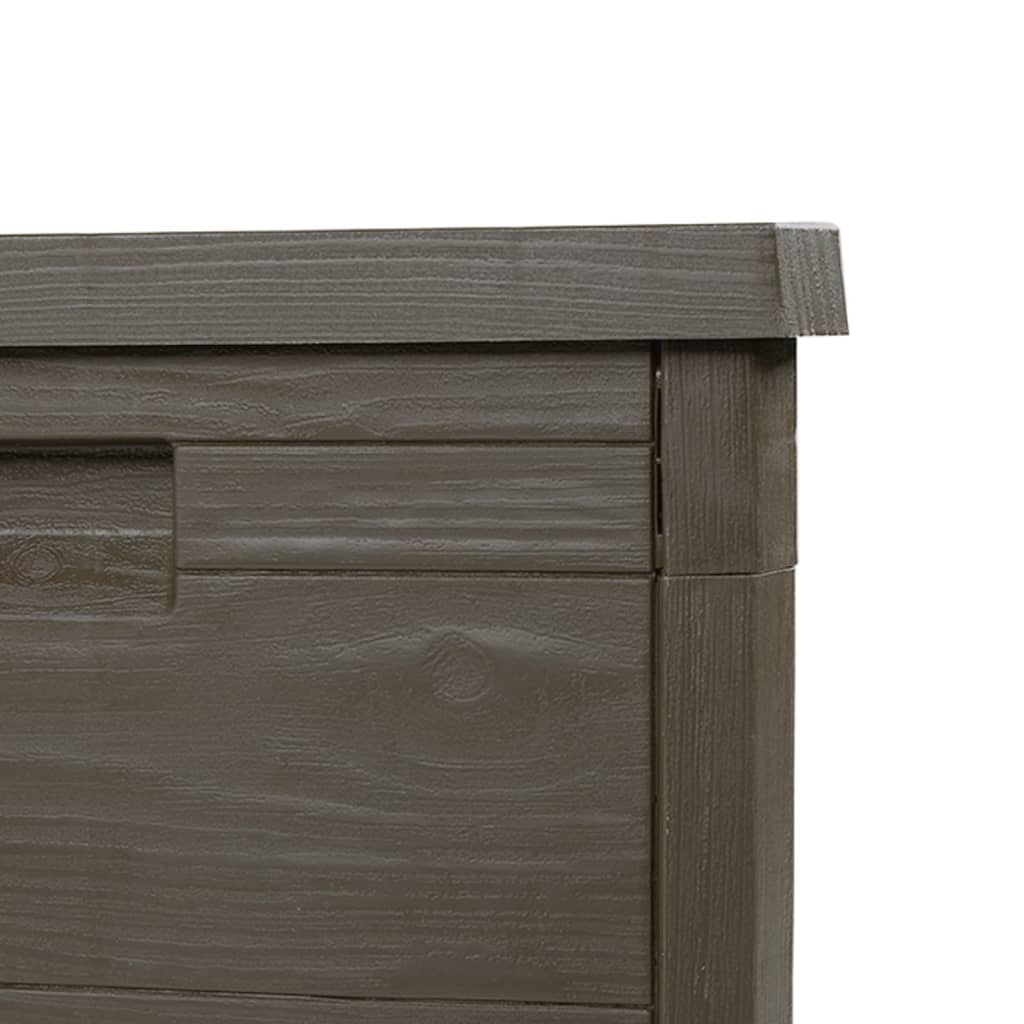 vidaXL Κουτί Μαξιλαριών Εξ Χώρου Καφέ 77,5x44,5x53εκ Πολυπροπυλένιο