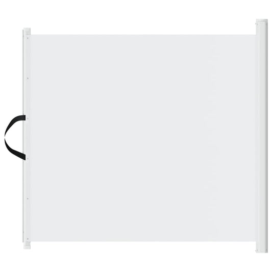 vidaXL Πόρτα για Κατοικίδια Ανασυρόμενη Λευκό 82,5 x 125 εκ.