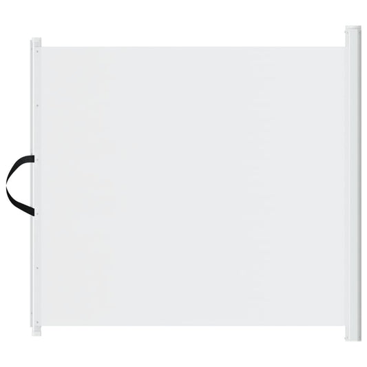 vidaXL Πόρτα για Κατοικίδια Ανασυρόμενη Λευκό 117,5x125 εκ.