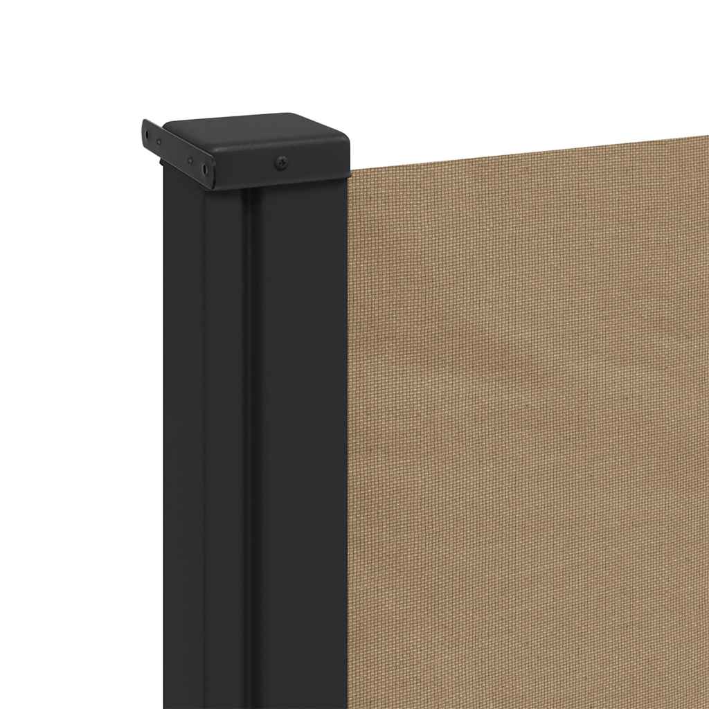 vidaXL Σκίαστρο Πλαϊνό Συρόμενο Taupe 120 x 500 εκ.