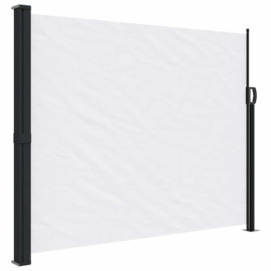 vidaXL Σκίαστρο Πλαϊνό Συρόμενο Λευκό 160 x 600 εκ.