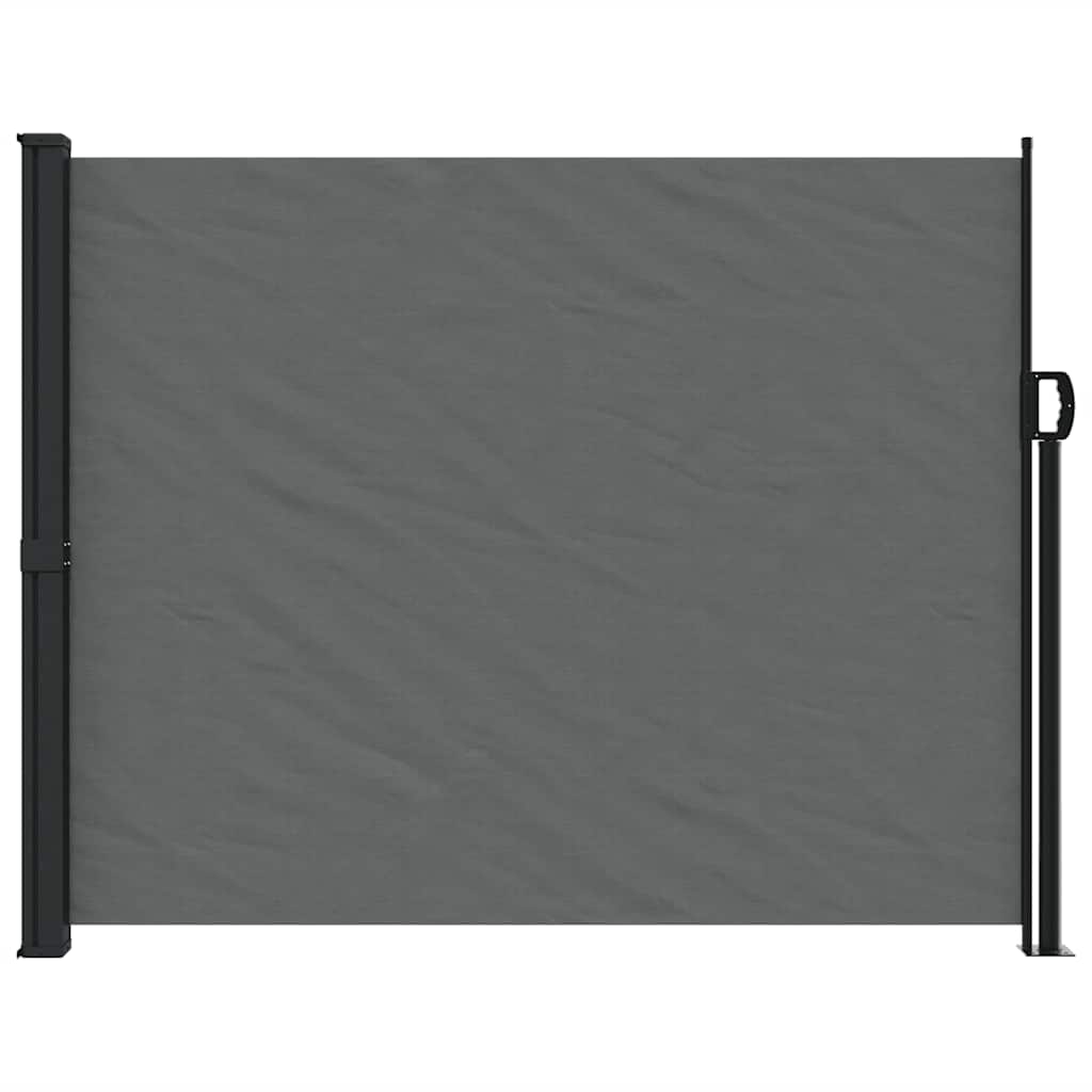 vidaXL Σκίαστρο Πλαϊνό Συρόμενο Ανθρακί 160 x 600 εκ.
