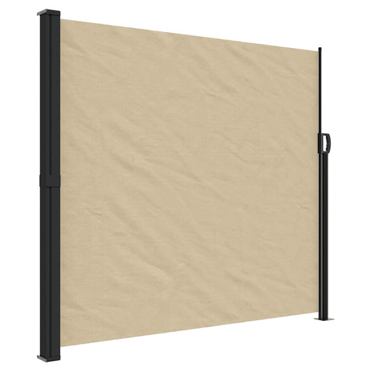 vidaXL Σκίαστρο Πλαϊνό Συρόμενο Μπεζ 180 x 600 εκ.