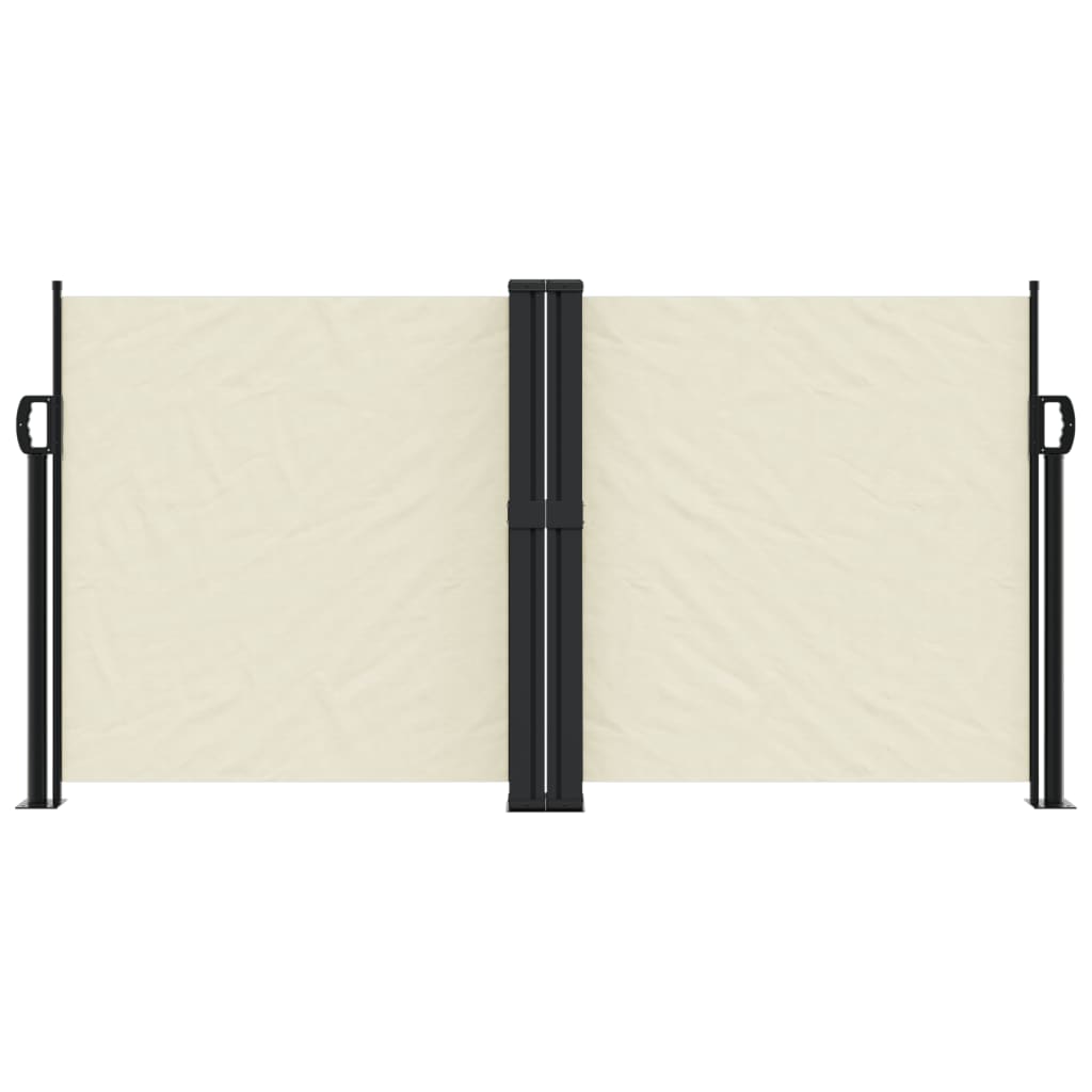 vidaXL Σκίαστρο Πλαϊνό Συρόμενο Κρεμ 120 x 600 εκ.