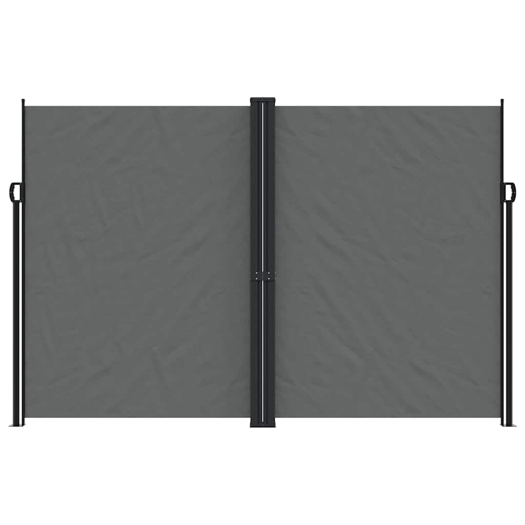 vidaXL Σκίαστρο Πλαϊνό Συρόμενο Ανθρακί 220 x 600 εκ.