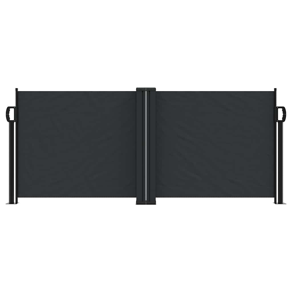 vidaXL Σκίαστρο Πλαϊνό Συρόμενο Μαύρο 100 x 1000 εκ.