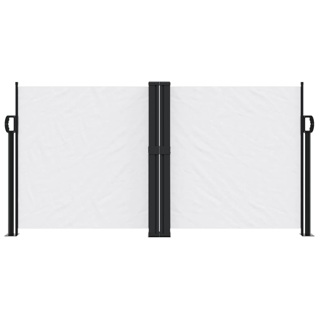 vidaXL Σκίαστρο Πλαϊνό Συρόμενο Λευκό 120 x 1000 εκ.