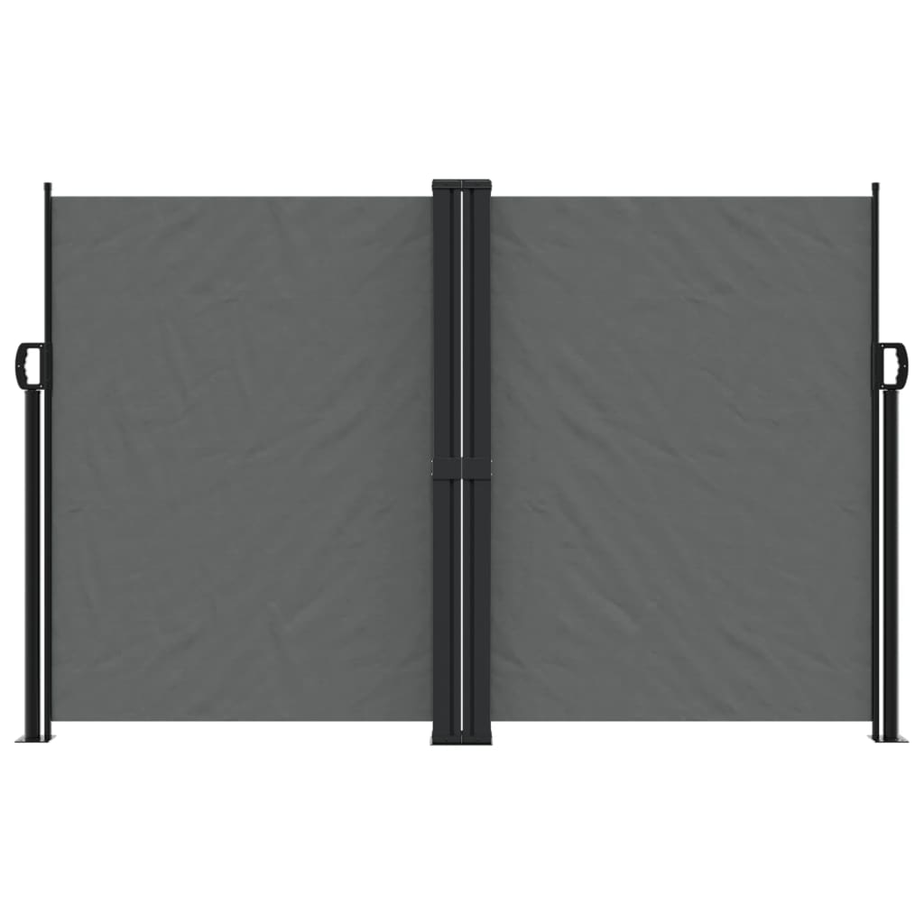 vidaXL Σκίαστρο Πλαϊνό Συρόμενο Ανθρακί 160 x 1000 εκ.