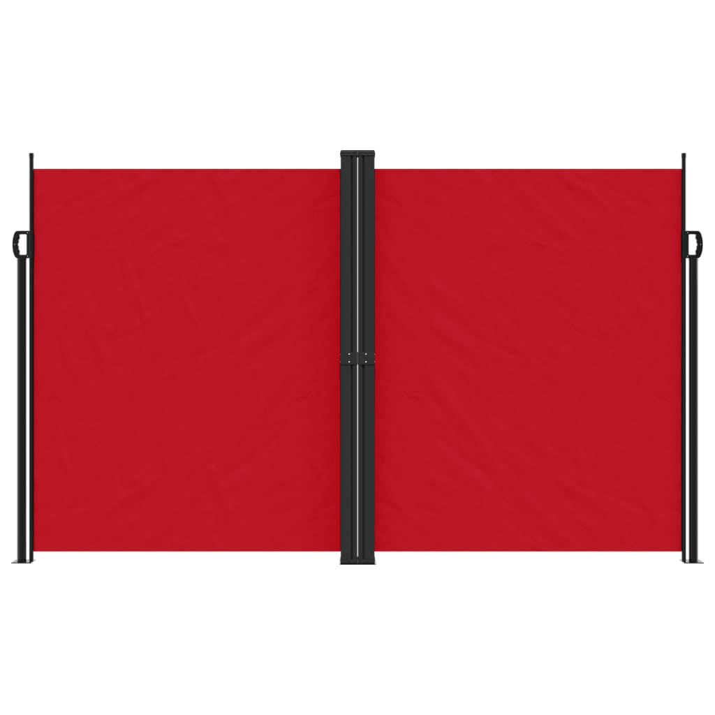 vidaXL Σκίαστρο Πλαϊνό Συρόμενο Κόκκινο 200 x 1200 εκ.