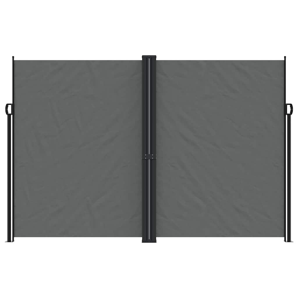 vidaXL Σκίαστρο Πλαϊνό Συρόμενο Ανθρακί 220x1200 εκ.