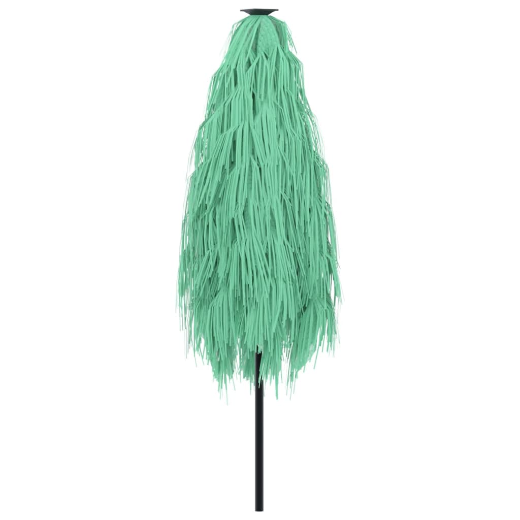 vidaXL Ομπρέλα Κήπου με Ατσάλινο Ιστό Πράσινο 223x223x213 εκ.