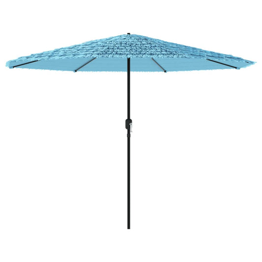 vidaXL Ομπρέλα Κήπου με Ατσάλινο Ιστό Μπλε 324x324x247 εκ.