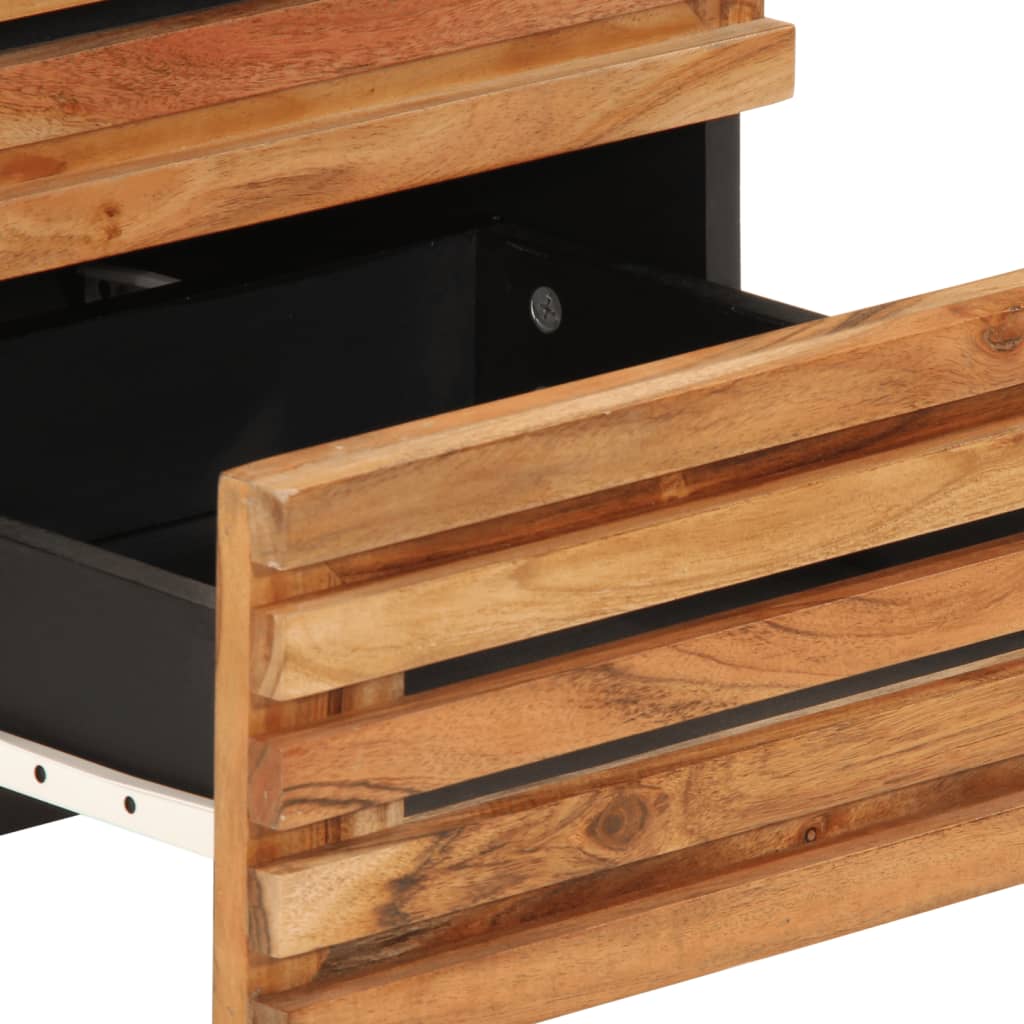 vidaXL Κομοδίνο 40 x 34 x 46 εκ. από Μασίφ Ξύλο Ακακίας