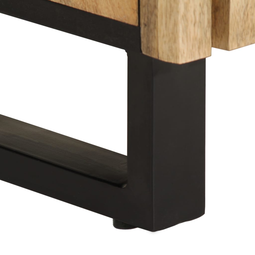 vidaXL Ντουλάπι 60 x 34 x 75 εκ. από Μασίφ Ακατέργαστο Ξύλο Μάνγκο