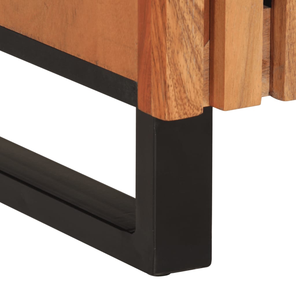 vidaXL Ντουλάπι 60 x 34 x 75 εκ. από Μασίφ Ξύλο Ακακίας