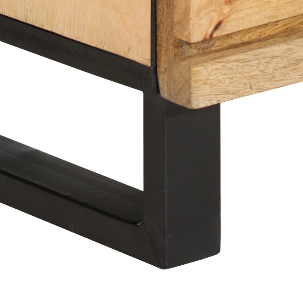 vidaXL Ντουλάπι 60 x 34 x 75 εκ. από Μασίφ Ακατέργαστο Ξύλο Μάνγκο